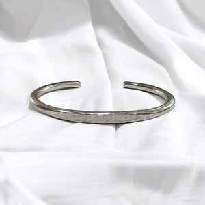 Sterling Silver Hammered Cuff Bracelet